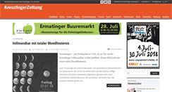 Desktop Screenshot of kreuzlinger-zeitung.ch