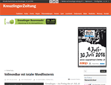 Tablet Screenshot of kreuzlinger-zeitung.ch